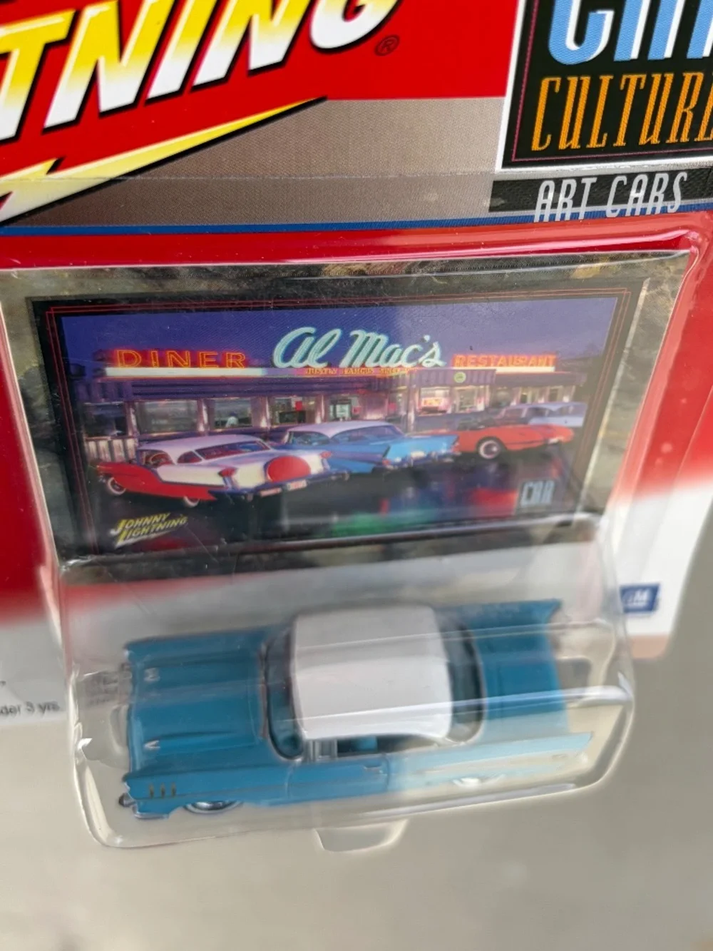 Johnny Lightning • Car Culture • Art Cars • 1957 Chevy Bel Air • 1:64 • Diecast